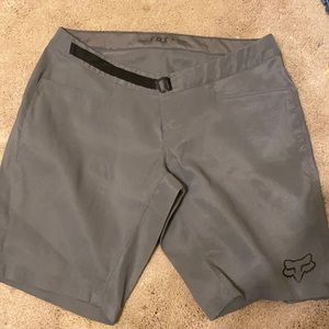 Fox racing ripley gray bike shorts shell only.GUC
